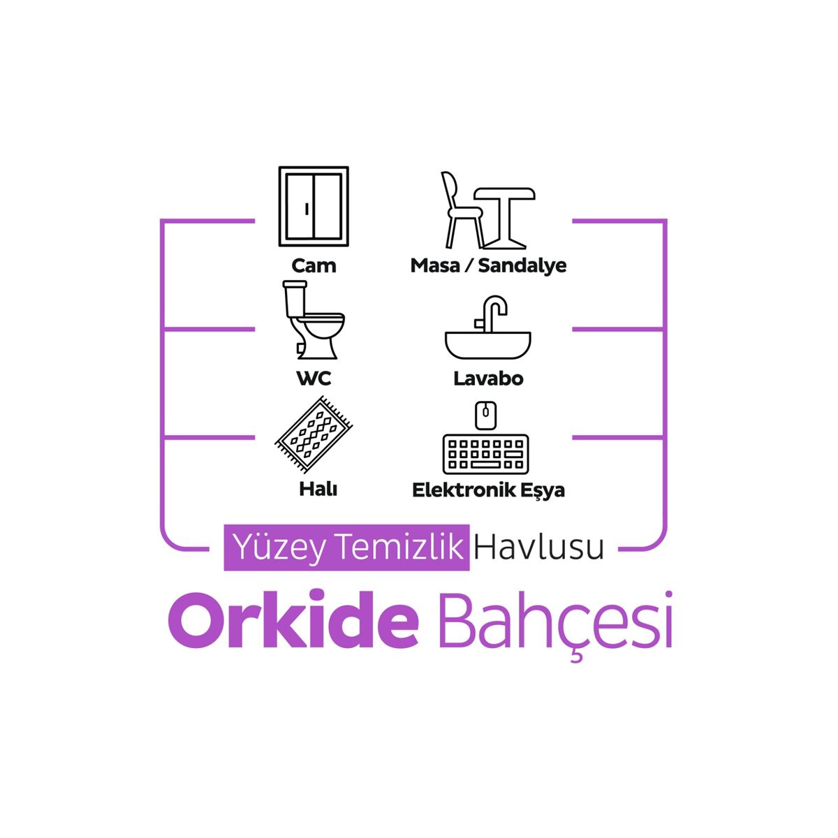 Sleepy Easy Clean Orkide Bahçesi Yüzey Temizlik Havlusu&Mendili 3x100 (300 Yaprak)