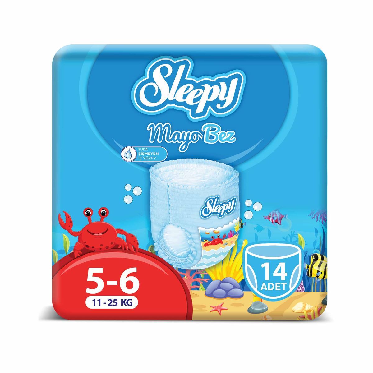 Sleepy Mayo KÜLOT Bez 6 Numara Xlarge 14 Adet