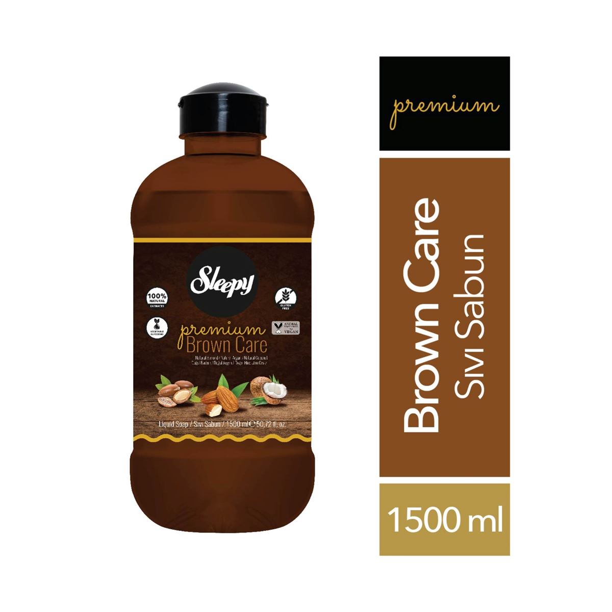 Sleepy Premium Brown Care Serisi Sıvı Sabun 1500 ml