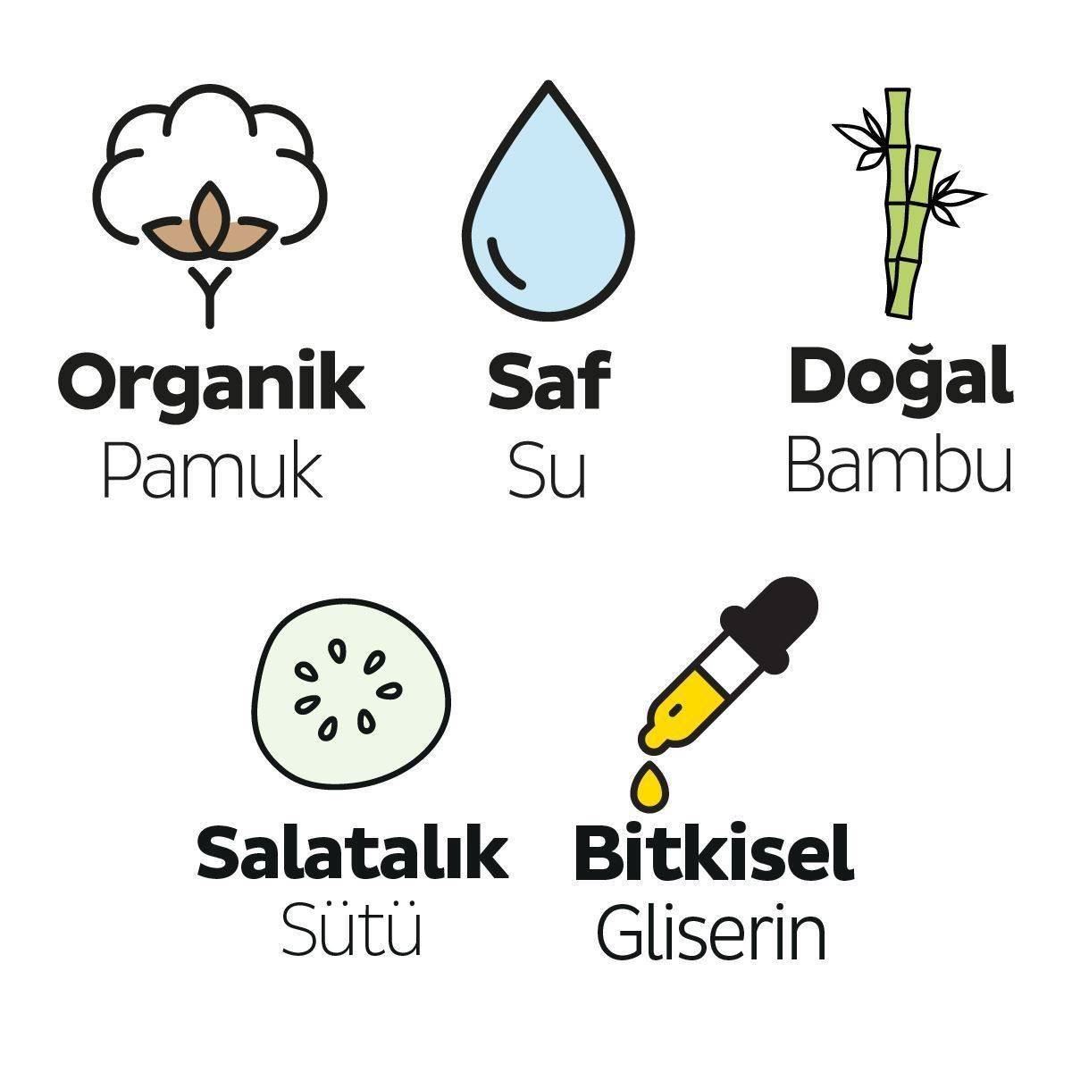 Sleepy Natural Yenidoğan Islak Bebek Bakım Havlusu 12x90 (1080 Yaprak)