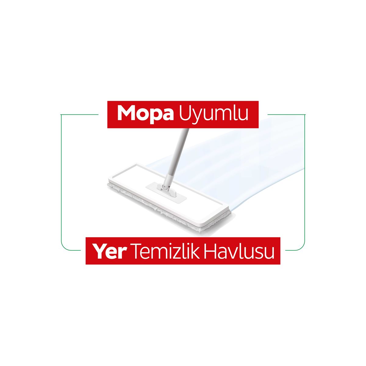 Sleepy Easy Clean Beyaz Sabun Katkılı Mopa Uyumlu Yer Temizlik Havlusu&Mendili 50 Yaprak