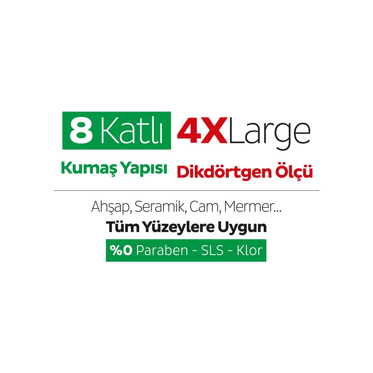 Sleepy Easy Clean Beyaz Sabun Katkılı Mopa Uyumlu Yer Temizlik Havlusu&Mendili 50 Yaprak