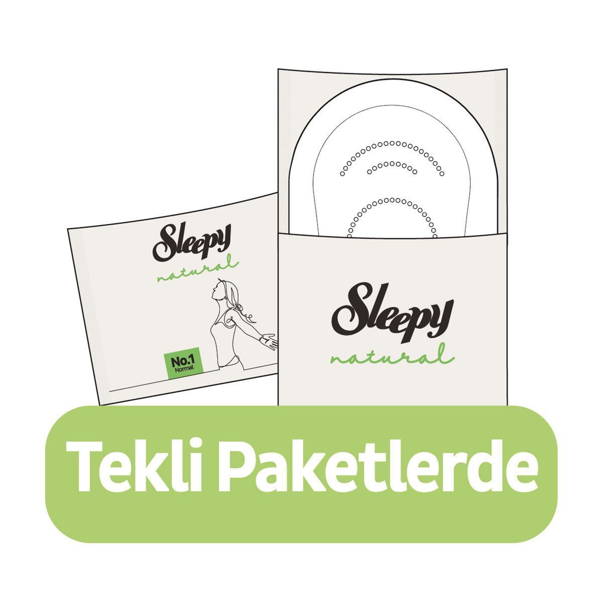 Sleepy Natural Ultra Hassas Hijyenik Ped Gece 36 Adet Ped