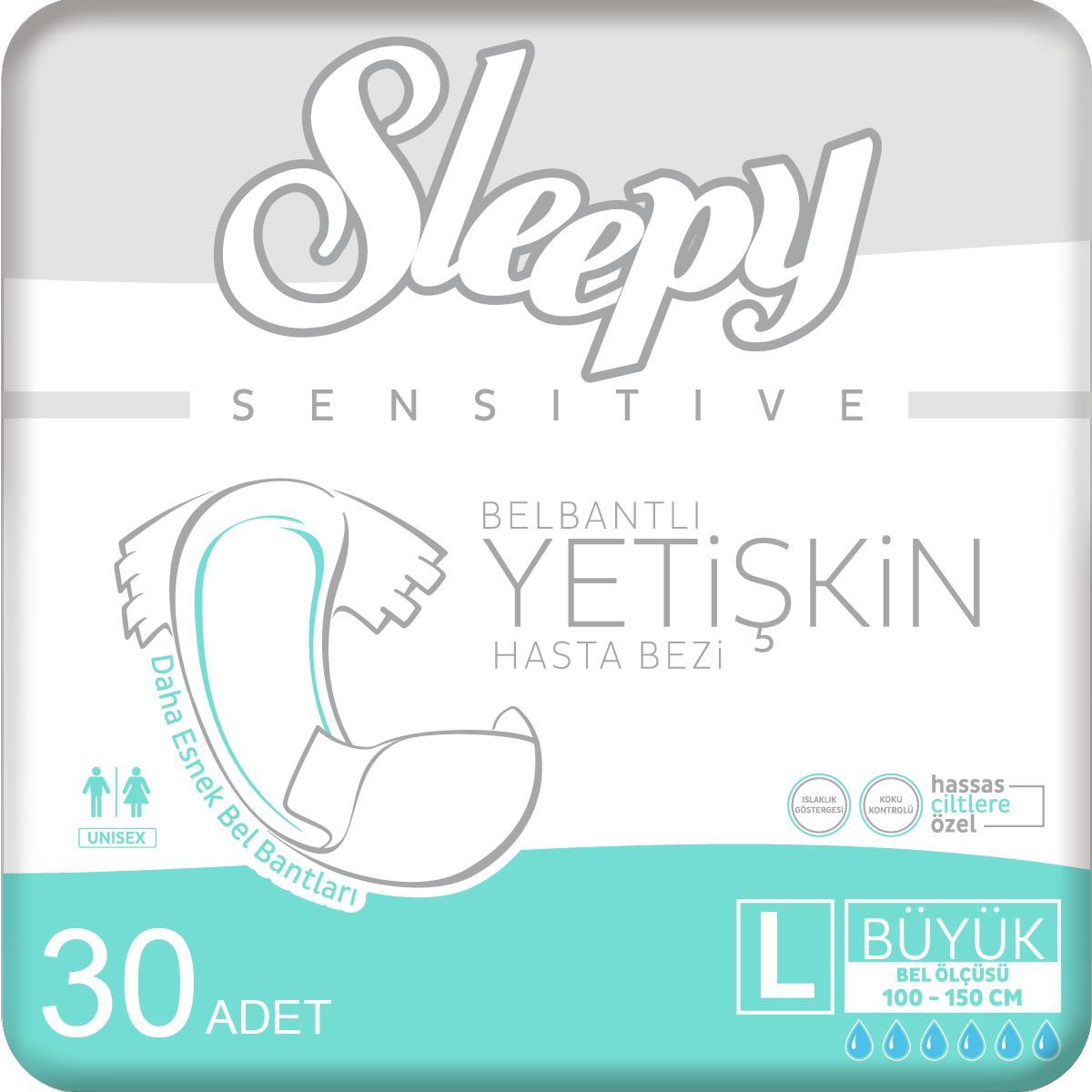 Sleepy Large Yetişkin Hasta Bezi 30 Adet