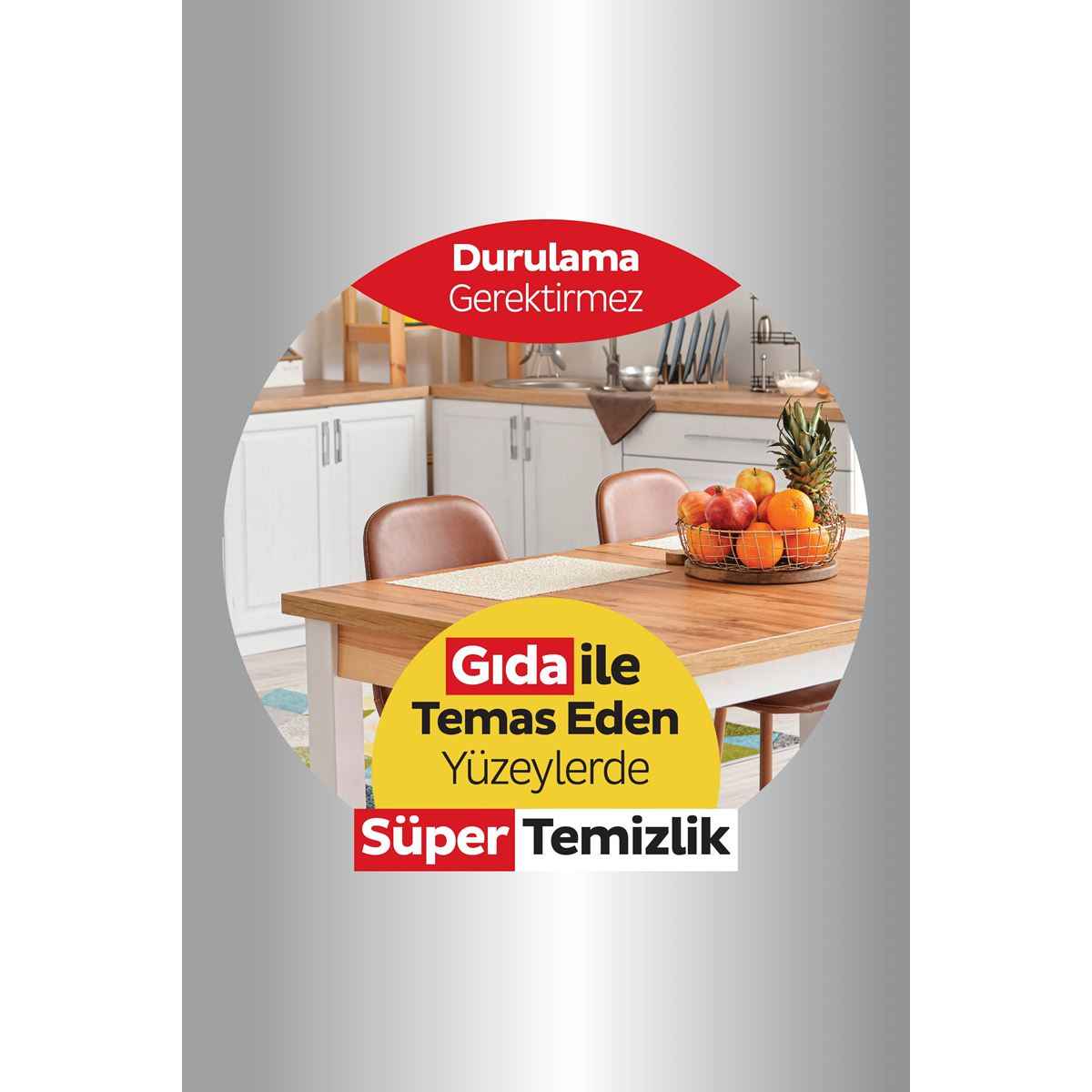 Sleepy Easy Clean Süper Yüzey Temizlik Mutfak Havlusu&Mendili Limon Yağlı 50 Yaprak
