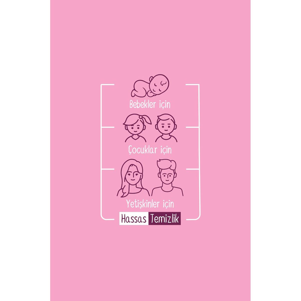 Sleepy Floral Kişisel Bakım Havlusu 12x100 (1200 Yaprak)