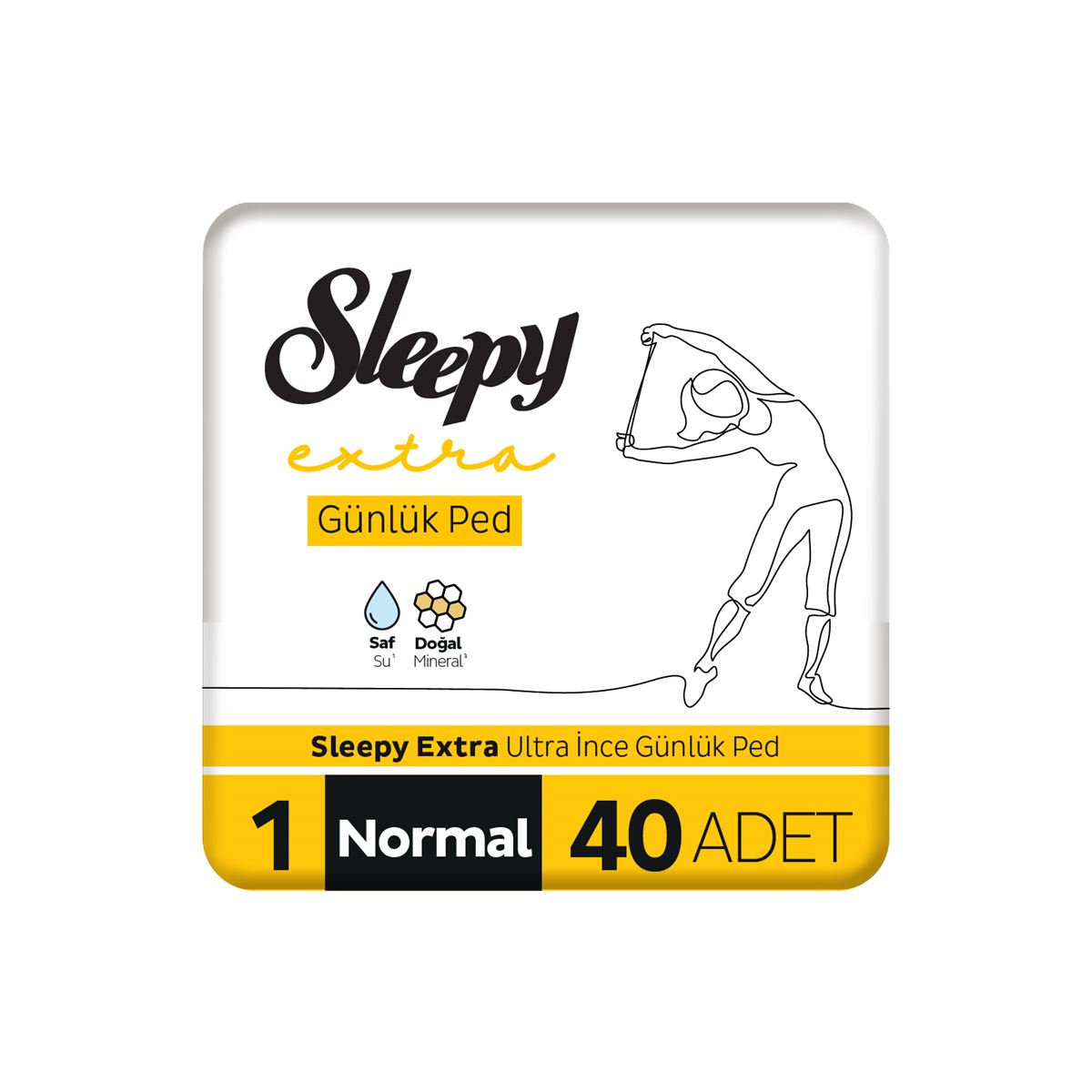Sleepy Extra Ultra İnce Günlük Ped Normal 40 Adet Ped