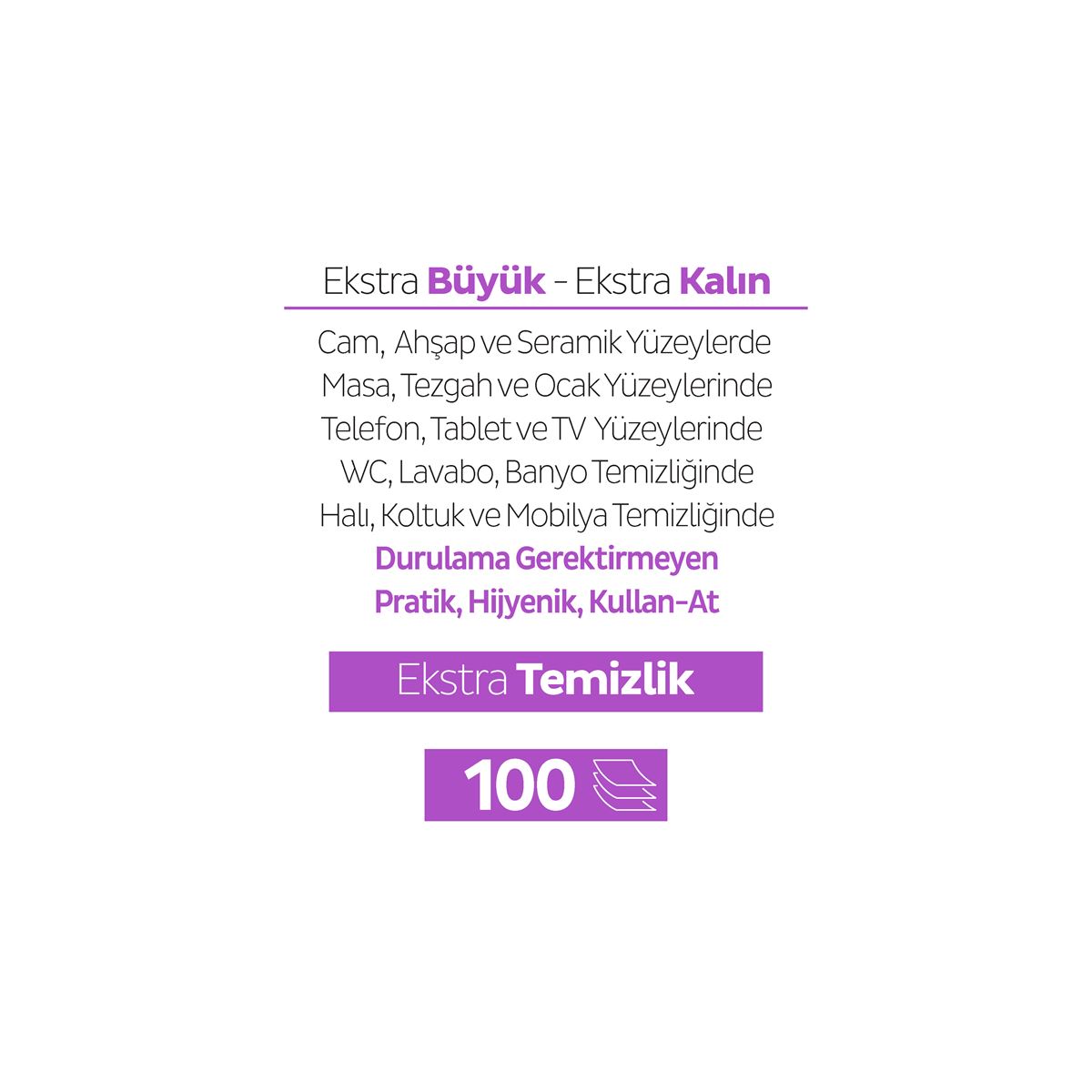Sleepy Easy Clean Orkide Bahçesi Yüzey Temizlik Havlusu&Mendili 3x100 (300 Yaprak)
