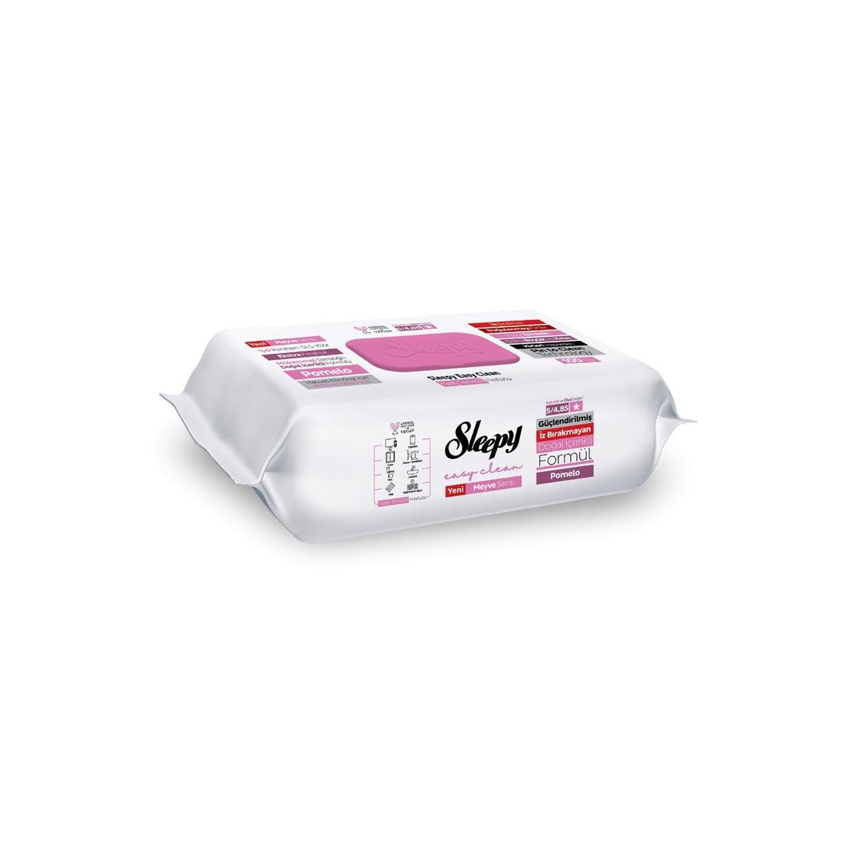Sleepy Meyve Serisi Yüzey Temizlik Havlusu Mendili Pomelo 100 Yaprak