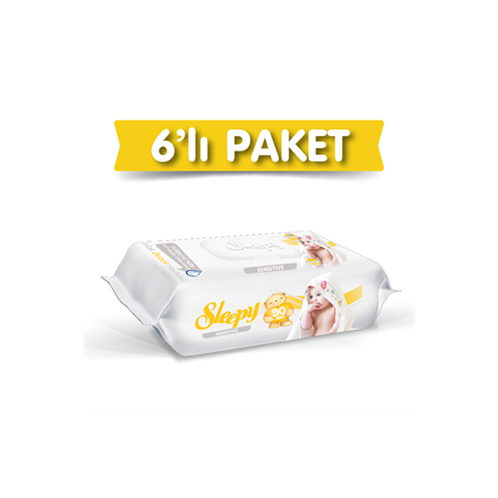 Sleepy Sensitive Islak Havlu 6X90 lı