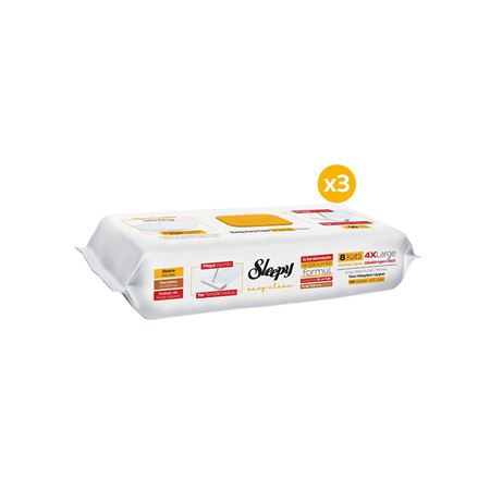 Sleepy Easy Clean Arap Sabunu Katkılı Mopa Uyumlu Yer Temizlik Havlusu&Mendili 3x50 (150 Yaprak)