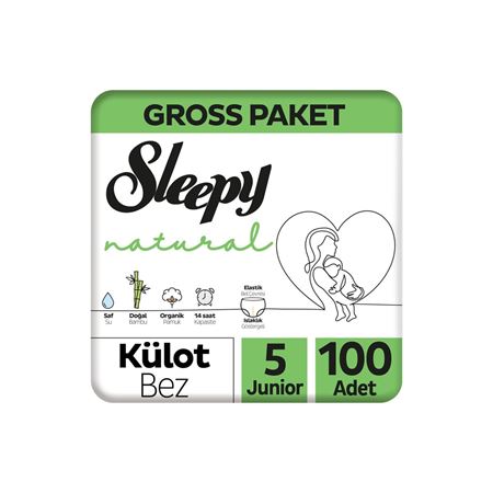 Sleepy Natural Gross Paket Külot Bez 5 Numara Junior 100 Adet