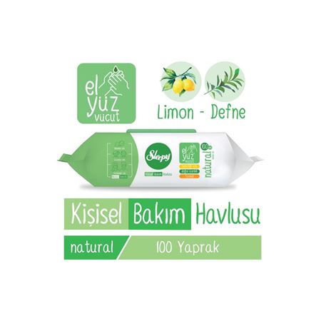 Sleepy Natural Kişisel Bakım Havlusu 100 Yaprak